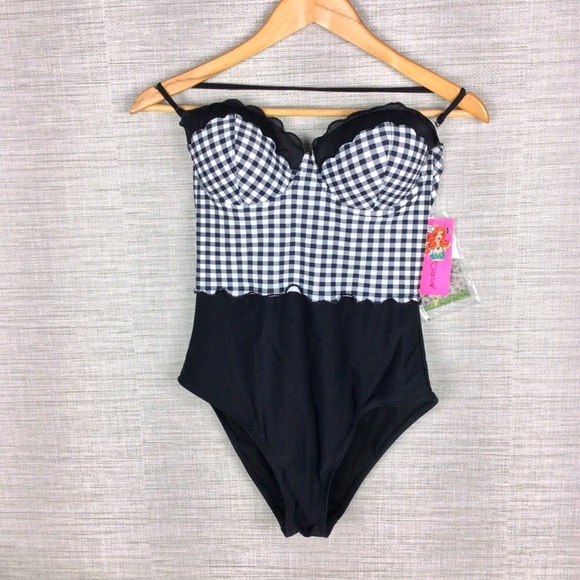 Medium Betsey Johnson Swimsuit. - Picture 1 of 3